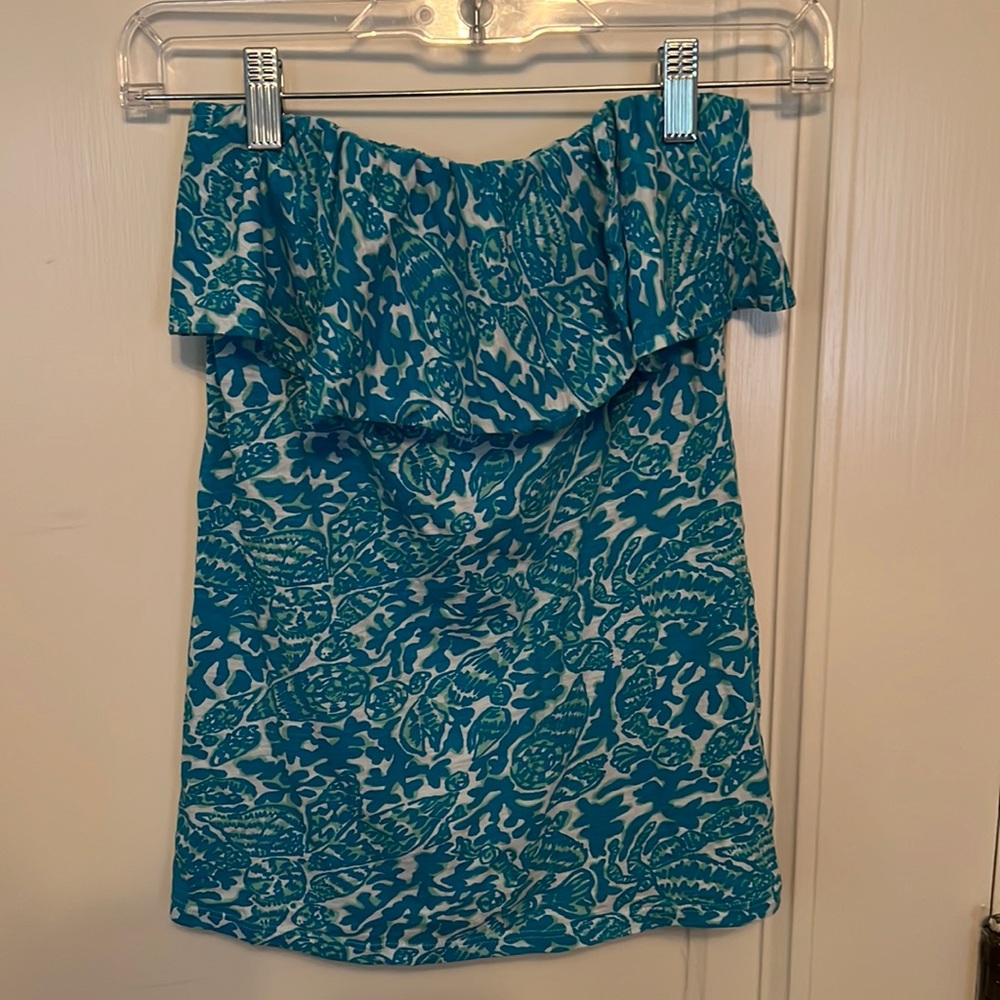 Lily Pulitzer Strapless Shirt